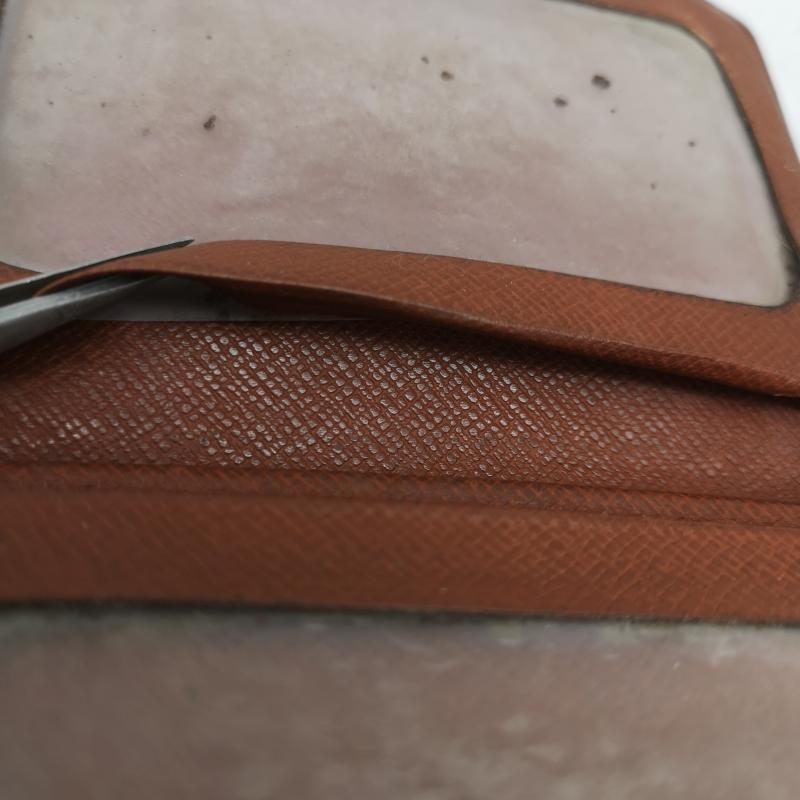 ルイヴィトン LOUIS VUITTON カードケース 定期入れ M60533 ポルト2カルト ヴェルティカル モノグラム カードケース 名刺入れ 定期入れ - 茶 / ブラウン / brown メンズ USED 古着 中古 50158611