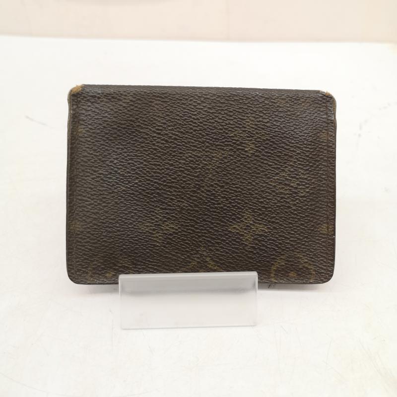 ルイヴィトン LOUIS VUITTON カードケース 定期入れ M60533 ポルト2カルト ヴェルティカル モノグラム カードケース 名刺入れ 定期入れ - 茶 / ブラウン / brown メンズ USED 古着 中古 50158611