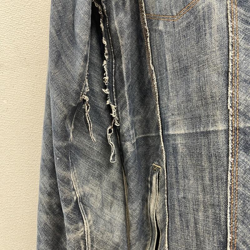 リーバイス Levi s ジャケット、上着 ジャンパー、ブルゾン 面ファスナー ジップアップ デニム フード ジャケット インディゴ / インディゴ / Indigo メンズ USED 古着 中古 50158615
