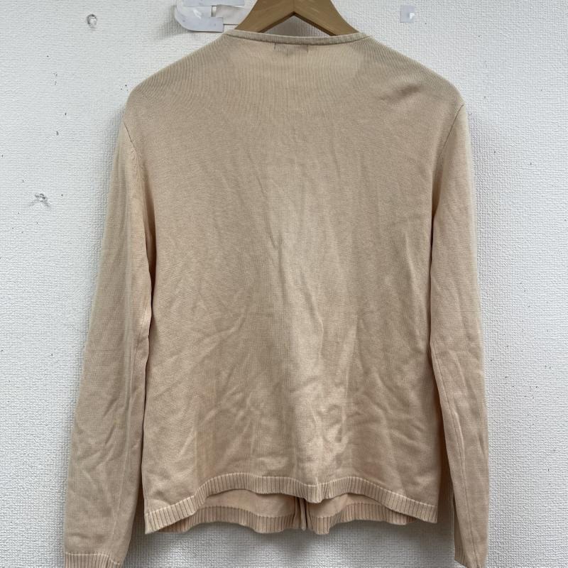 バーバリーロンドン Burberry London カーディガン 長袖 ロゴ刺繍 薄手 コットン カーディガン FBA72-051 40 ベージュ / ベージュ / beige レディース USED 古着 中古 50158616