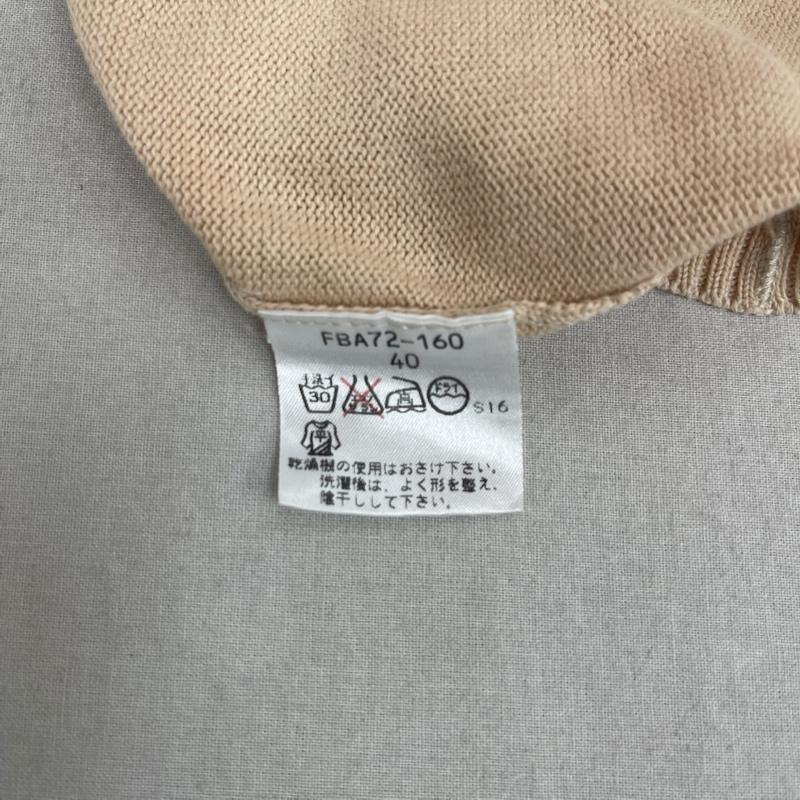 バーバリーロンドン Burberry London カーディガン 長袖 ロゴ刺繍 薄手 コットン カーディガン FBA72-051 40 ベージュ / ベージュ / beige レディース USED 古着 中古 50158616