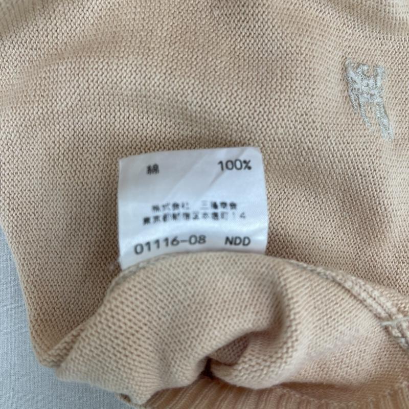 バーバリーロンドン Burberry London カーディガン 長袖 ロゴ刺繍 薄手 コットン カーディガン FBA72-051 40 ベージュ / ベージュ / beige レディース USED 古着 中古 50158616