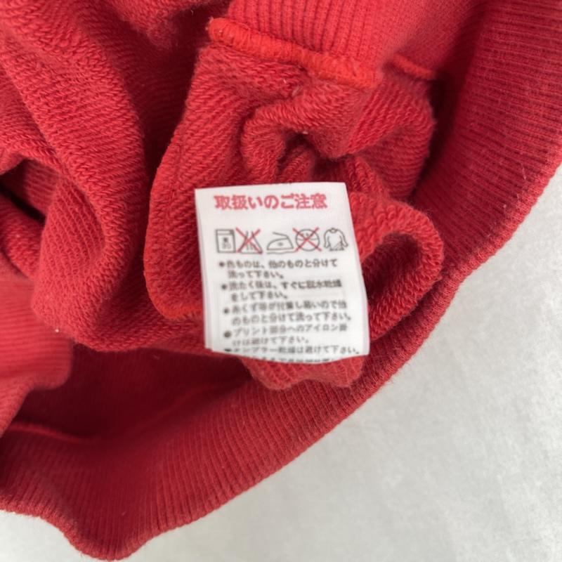 モンクレール MONCLER トレーナー 長袖 フランス スキーチーム 公式 サプライヤー プリント スウェット トレーナー L 赤 / レッド / red メンズ USED 古着 中古 50158621