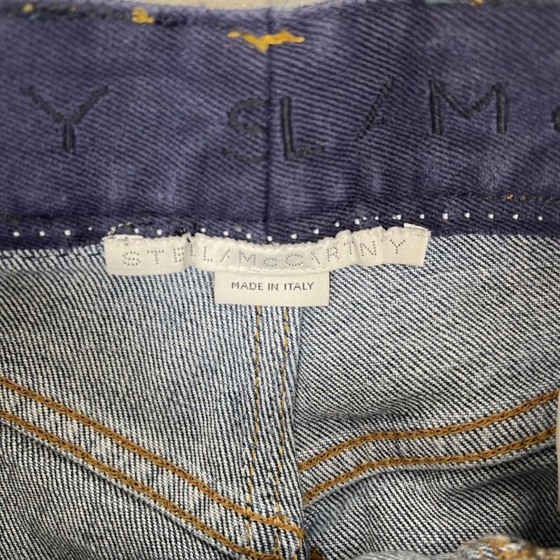 ステラマッカートニー STELLA McCARTNEY パンツ デニム、ジーンズ イタリア製 ブランド ロゴ ストレート デニム パンツ インディゴ / インディゴ / Indigo レディース USED 古着 中古 50158623