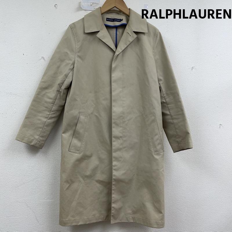 ラルフローレン RALPHLAUREN コート トレンチコート 日本製 コットン 比翼仕立て ステンカラー コート 11号 ベージュ / ベージュ / beige レディース USED 古着 中古 50158625