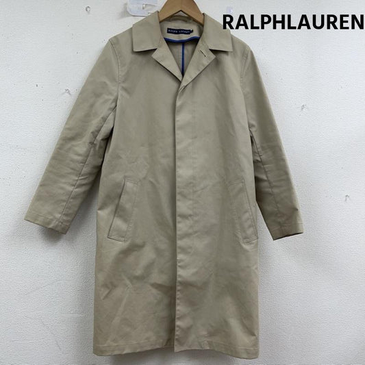 ラルフローレン RALPHLAUREN コート トレンチコート 日本製 コットン 比翼仕立て ステンカラー コート 11号 ベージュ / ベージュ / beige レディース USED 古着 中古 50158625