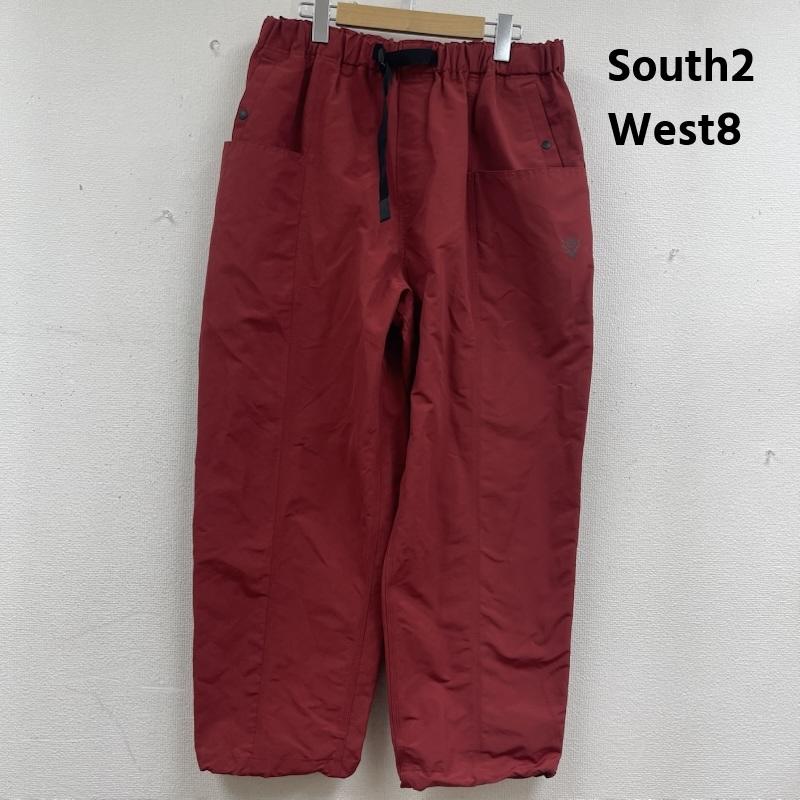 サウスツーウェストエイト South2 West8 パンツ ワークパンツ、ペインターパンツ Belted C.S. Pant - C/N Grosgrain ドローコード ワーク パンツ L 赤 / レッド / red メンズ USED 古着 中古 50158628