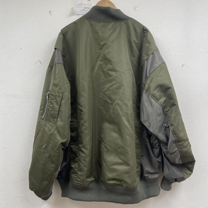 古着 USED ジャケット、上着 ジャンパー、ブルゾン SeeSew OVERSPEC MA-1 ダブル ジップ ジャケット L カーキ / カーキ / khaki メンズ USED 古着 中古 50158630
