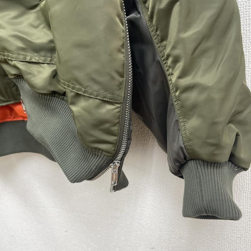 古着 USED ジャケット、上着 ジャンパー、ブルゾン SeeSew OVERSPEC MA-1 ダブル ジップ ジャケット L カーキ / カーキ / khaki メンズ USED 古着 中古 50158630