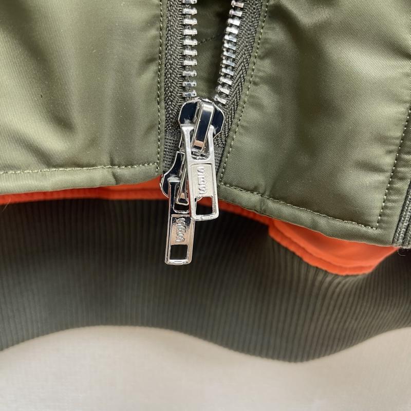 古着 USED ジャケット、上着 ジャンパー、ブルゾン SeeSew OVERSPEC MA-1 ダブル ジップ ジャケット L カーキ / カーキ / khaki メンズ USED 古着 中古 50158630