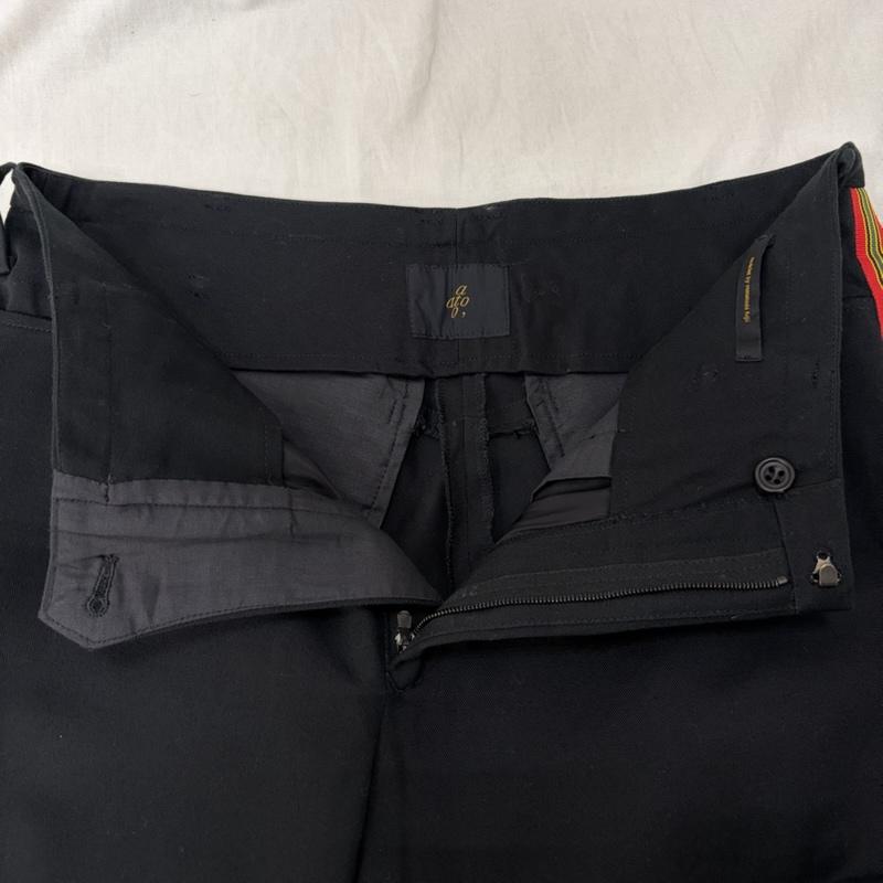 アトウ a ato o, パンツ ショートパンツ ラインハーフパンツ black S S 黒 / ブラック / black メンズ USED 古着 中古 50158638