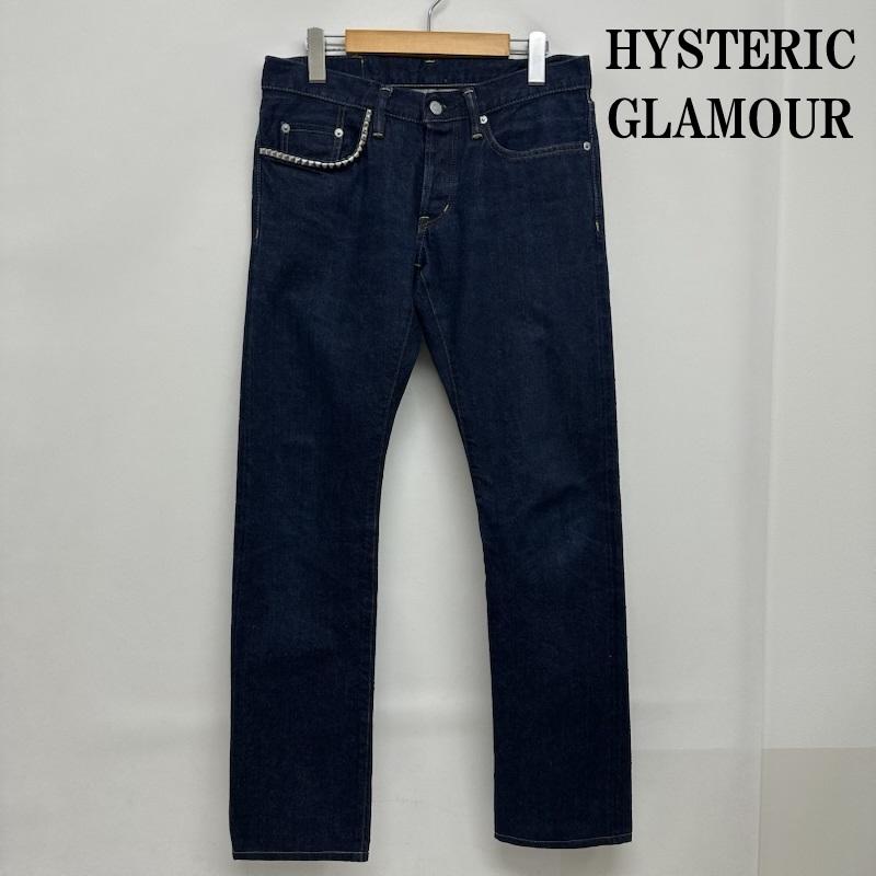 ヒステリックグラマー HYSTERIC GLAMOUR パンツ デニム、ジーンズ セルビッチ スタッズ デニム パンツ 0222AP07 30インチ インディゴ / インディゴ / Indigo メンズ USED 古着 中古 50158646