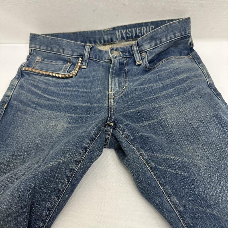 ヒステリックグラマー HYSTERIC GLAMOUR パンツ デニム、ジーンズ SP加工 スタッズ デニム パンツ 02213AP15 29インチ インディゴ / インディゴ / Indigo メンズ USED 古着 中古 50158648