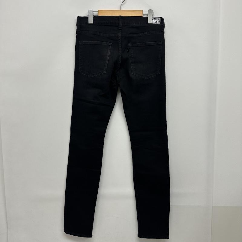ヒステリックグラマー HYSTERIC GLAMOUR パンツ デニム、ジーンズ KPR加工 ISKO リメイク スリム ダメージ デニム パンツ 02193AP12 30インチ 黒 / ブラック / black メンズ USED 古着 中古 50158650