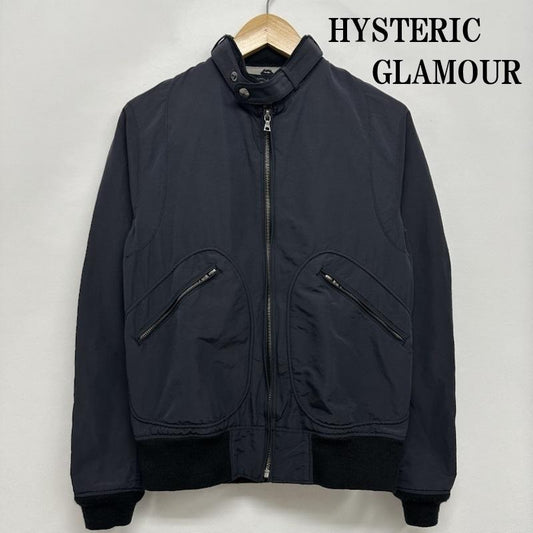 ヒステリックグラマー HYSTERIC GLAMOUR ジャケット、上着 ジャンパー、ブルゾン The Rolling Stones ナイロン ジャケット 0222AB01 S 黒 / ブラック / black メンズ USED 古着 中古 50158652
