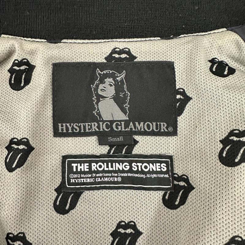 ヒステリックグラマー HYSTERIC GLAMOUR ジャケット、上着 ジャンパー、ブルゾン The Rolling Stones ナイロン ジャケット 0222AB01 S 黒 / ブラック / black メンズ USED 古着 中古 50158652