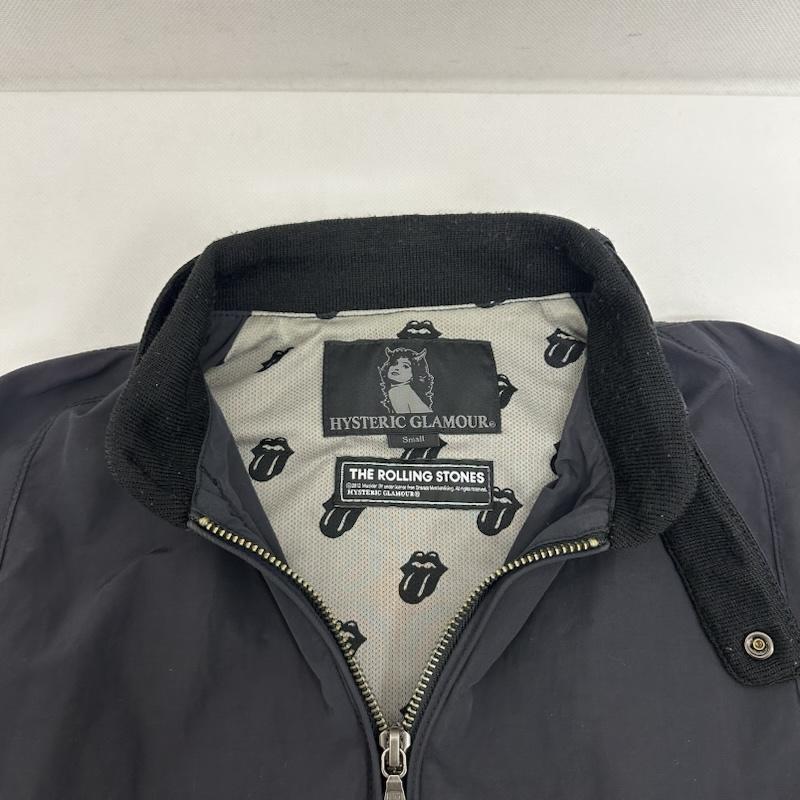 ヒステリックグラマー HYSTERIC GLAMOUR ジャケット、上着 ジャンパー、ブルゾン The Rolling Stones ナイロン ジャケット 0222AB01 S 黒 / ブラック / black メンズ USED 古着 中古 50158652