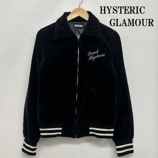 ヒステリックグラマー HYSTERIC GLAMOUR ジャケット、上着 ジャンパー、ブルゾン ベロア 刺繍 ジップ ジャケット 2AB-5260 FREE 黒 / ブラック / black メンズ USED 古着 中古 50158653