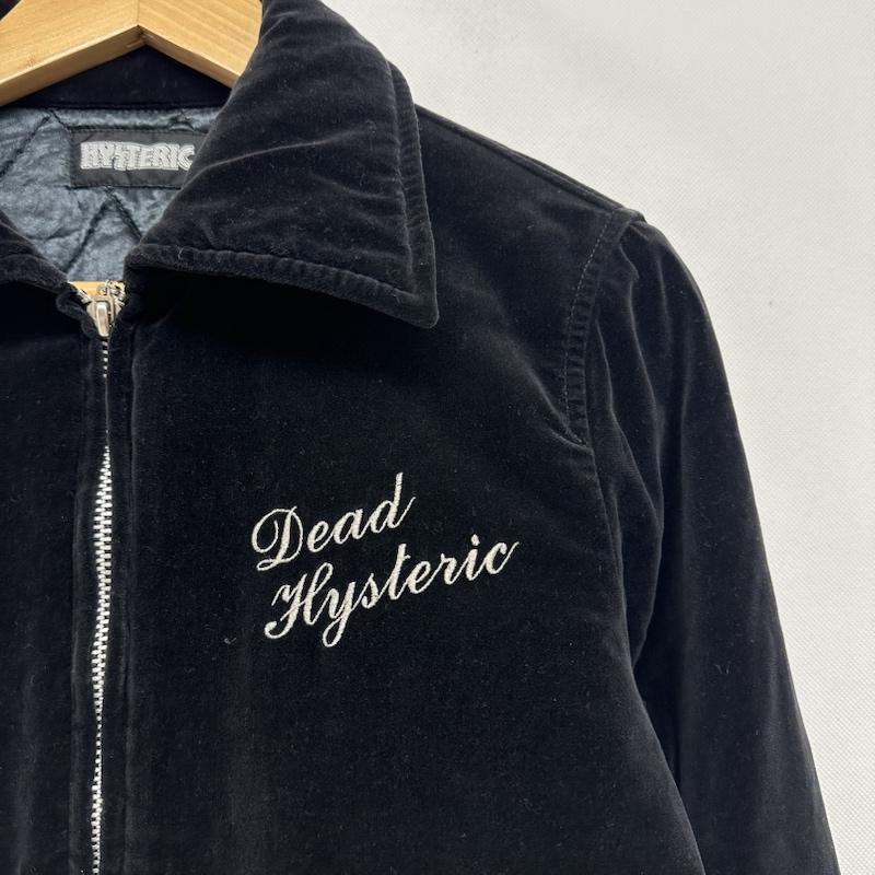 ヒステリックグラマー HYSTERIC GLAMOUR ジャケット、上着 ジャンパー、ブルゾン ベロア 刺繍 ジップ ジャケット 2AB-5260 FREE 黒 / ブラック / black メンズ USED 古着 中古 50158653
