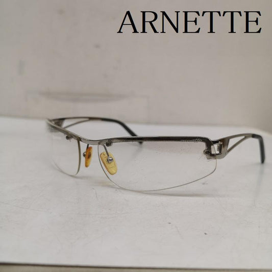 アーネット ARNETTE めがね・サングラス サングラス 90s リムレス サングラス - 透明 / クリア / X 銀 / シルバー / silver color メンズ USED 古着 中古 50158675