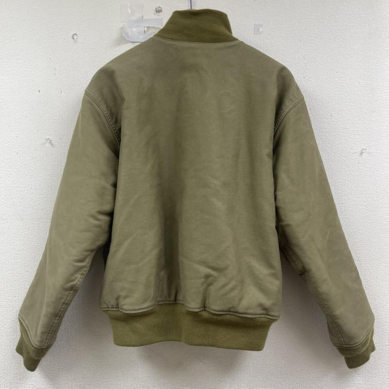 ヒューストン HOUSTON ジャケット、上着 ジャンパー、ブルゾン 日本製 裏地 アクリル ジップアップ デッキ ジャケット 36 オリーブグリーン / オリーブグリーン / メンズ USED 古着 中古 50158679