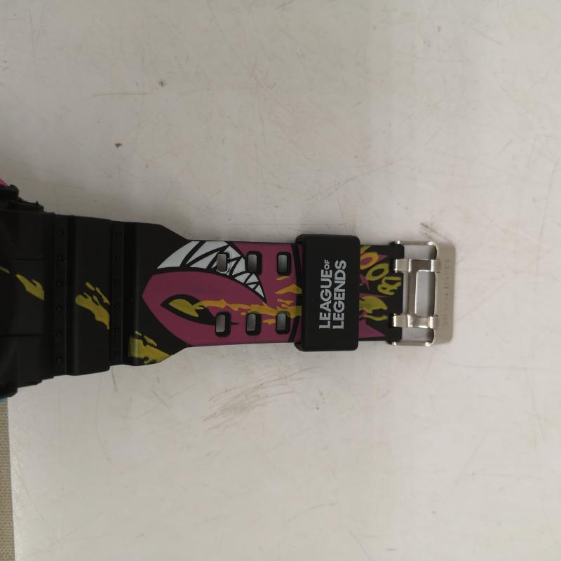 ジーショック G-SHOCK 腕時計 デジタル LEAGUE OF LEGENDS コラボ GA-110LL-1AJR アナデジ 腕時計 - 黒 / ブラック / black メンズ USED 古着 中古 50158689