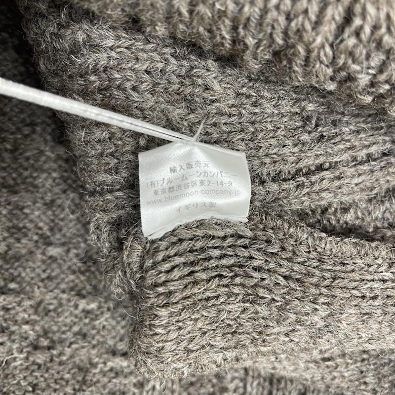 ケリーウーレンミルズ Kerrywoollenmills ニット、セーター 長袖 英国製 ウール ロング丈 セーター ニット ワンピース 34 茶 / ブラウン / brown レディース USED 古着 中古 50158712