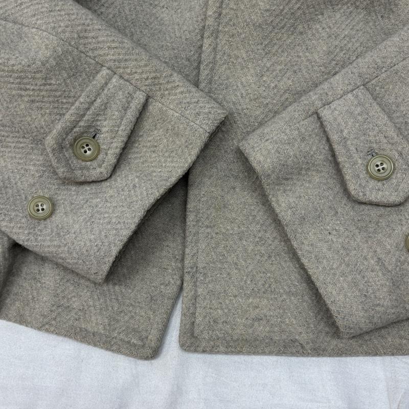 チャップスラルフローレン CHAPSRALPHLAUREN コート コート一般 90年代 ビンテージ ヘリンボーン柄 ウール ステンカラー コート ラグラン 90s VINTAGE - メンズ USED 古着 中古 50158719