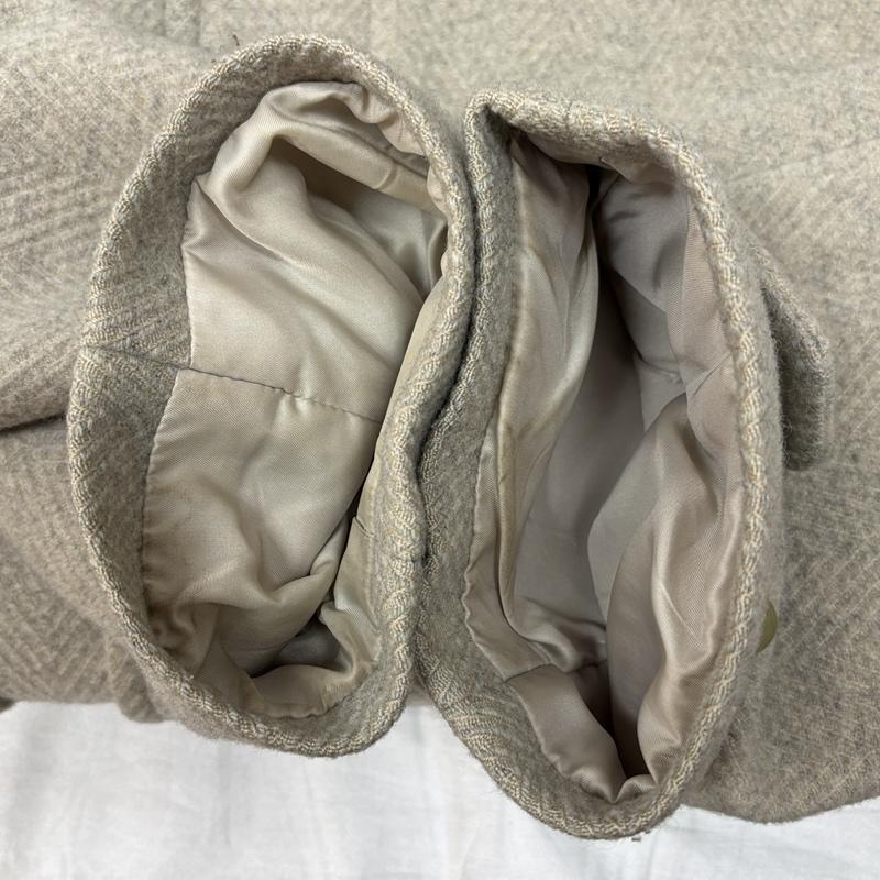 チャップスラルフローレン CHAPSRALPHLAUREN コート コート一般 90年代 ビンテージ ヘリンボーン柄 ウール ステンカラー コート ラグラン 90s VINTAGE - メンズ USED 古着 中古 50158719