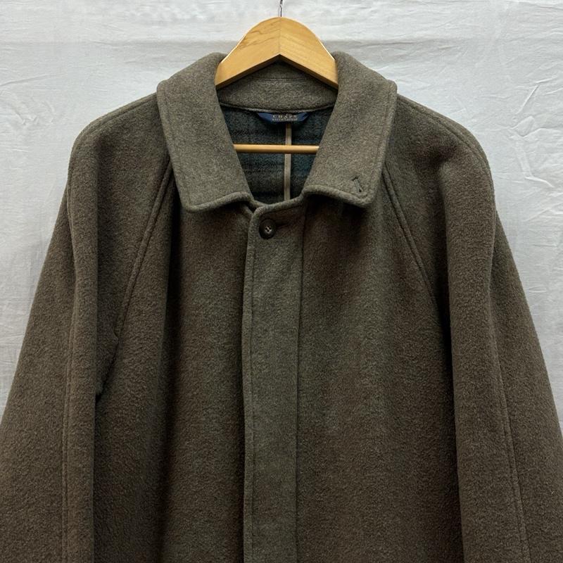 チャップスラルフローレン CHAPSRALPHLAUREN コート コート一般 90年代 ビンテージ ウール ステンカラー ロング コート 90s VINTAGE - メンズ USED 古着 中古 50158720