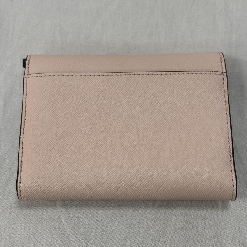 トリーバーチ TORY BURCH 財布 コンパクト財布 ROBINSON 3つ折り財布 レザー PNK 46408-688 レディース USED 古着 中古 50158725