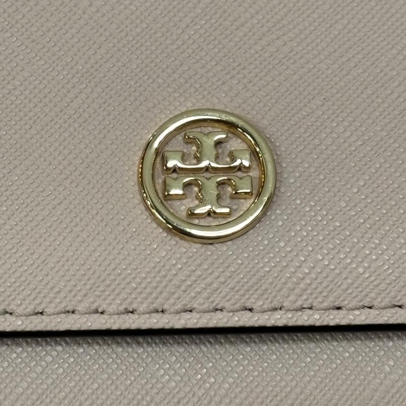 トリーバーチ TORY BURCH 財布 コンパクト財布 ROBINSON 3つ折り財布 レザー PNK 46408-688 レディース USED 古着 中古 50158725