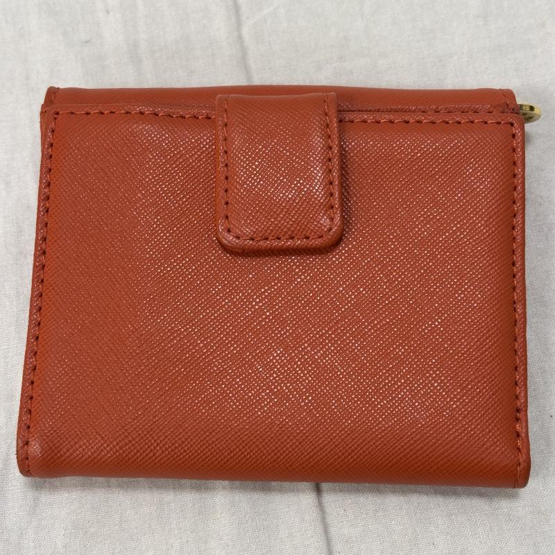 トリーバーチ TORY BURCH 財布 コンパクト財布 二つ折り財布 パスケース付き 小銭入れ カードホルダー レディース USED 古着 中古 50158726
