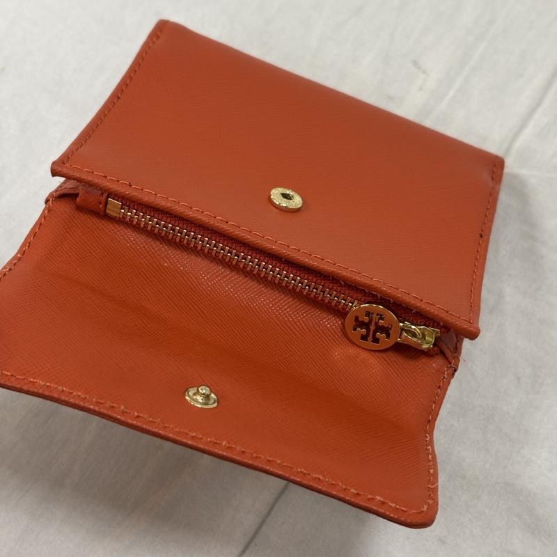 トリーバーチ TORY BURCH 財布 コンパクト財布 二つ折り財布 パスケース付き 小銭入れ カードホルダー レディース USED 古着 中古 50158726