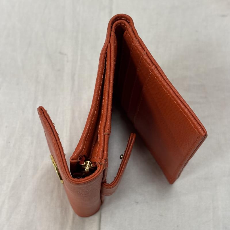 トリーバーチ TORY BURCH 財布 コンパクト財布 二つ折り財布 パスケース付き 小銭入れ カードホルダー レディース USED 古着 中古 50158726