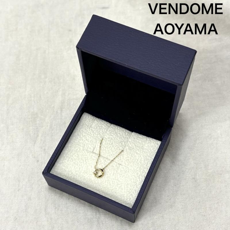 ヴァンドーム青山 VENDOME AOYAMA アクセサリー ネックレス、ペンダント ダイヤモンドネックレス K10 ゴールド レディース USED 古着 中古 50158728