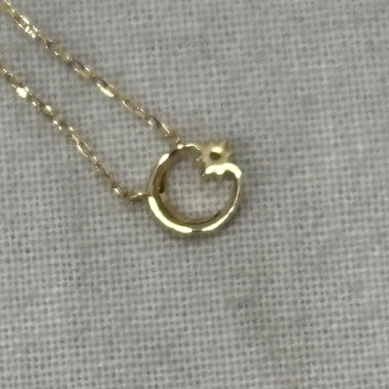 ヴァンドーム青山 VENDOME AOYAMA アクセサリー ネックレス、ペンダント ダイヤモンドネックレス K10 ゴールド レディース USED 古着 中古 50158728