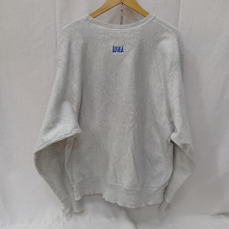 チャンピオン Champion トレーナー 長袖 90s 00s PREMIUM REVERSE WEAVE JHS CHEERLEADING チームスウェット 霜降りグレー - ロゴ、文字 灰 / グレー / gray メンズ USED 古着 中古 50158736
