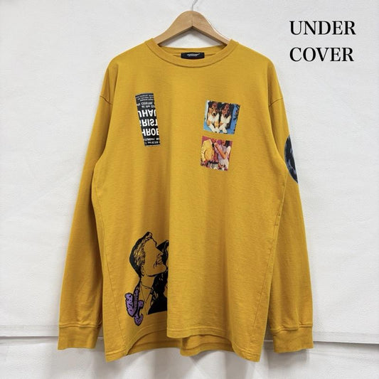アンダーカバー UNDERCOVER Tシャツ 長袖 25AW UC COLLAGE コラージュ 長袖 Tシャツ プリント UC2E4891-2 ロンT 4 プリント マスタード / マスタード / X マルチカラー / マルチカラー / multicolor メンズ USED 古着 中古 50158747