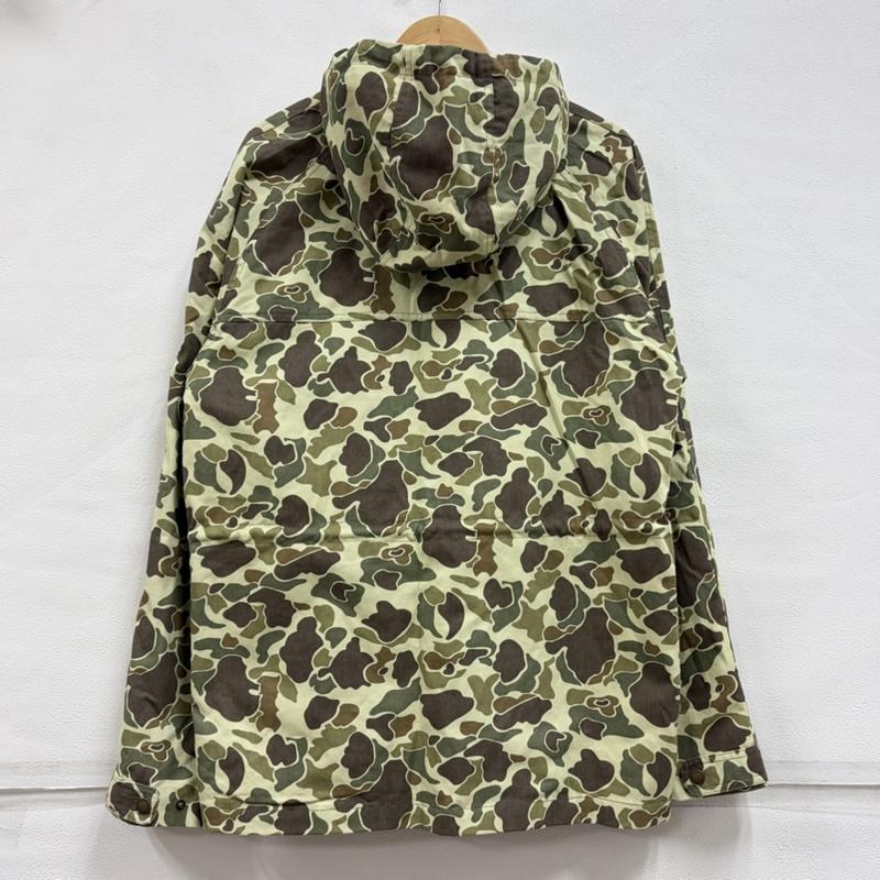 ハフ HUF ジャケット、上着 ジャンパー、ブルゾン ミリタリー カモフラ 迷彩 ワーク ジャケット フード ロゴ 刺繍 ジップアップ M カモフラージュ柄・迷彩 緑 / グリーン / green X カーキ / カーキ / khaki メンズ USED 古着 中古 50158749