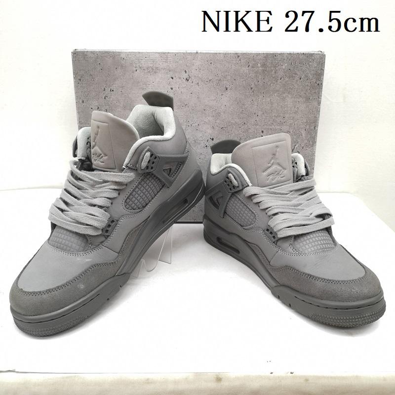 ナイキ NIKE スニーカー スニーカー AIR JORDAN 4 RETRO SE WET CEMENT ウェットセメント FQ7928-001 27.5cm 灰 / グレー / gray メンズ USED 古着 中古 50158752