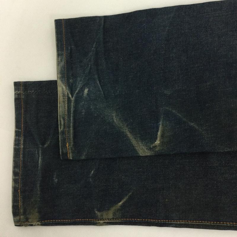 エヴィス EVISU パンツ デニム、ジーンズ evisu エヴィス　10周年記念モデル　Lot 4000 29インチ 無地 インディゴ / インディゴ / Indigo メンズ USED 古着 中古 50158755