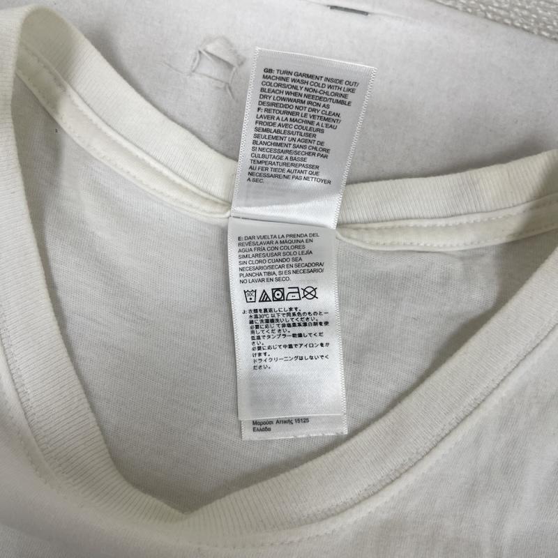 シュプリーム Supreme Tシャツ 半袖 THE NORTH FACE 18SS Metallic Logo T-Shirt グラフィック プリント M 白 / ホワイト / white メンズ USED 古着 中古 50158763