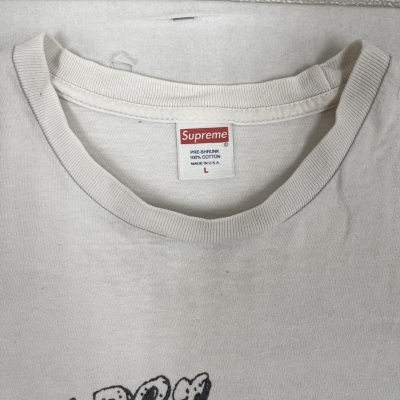 シュプリーム Supreme Tシャツ 半袖 17ss Limonious Super Supreme Tee ウィルフレッド リモーワス L オフホワイト / オフホワイト / メンズ USED 古着 中古 50158768