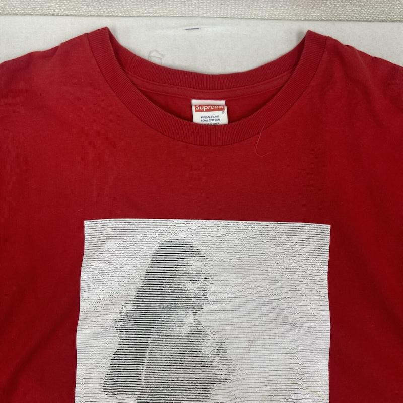 シュプリーム Supreme Tシャツ 半袖 17ss Digi Tee アスキーアートドット状 グラフィック プリント L 赤 / レッド / red メンズ USED 古着 中古 50158774