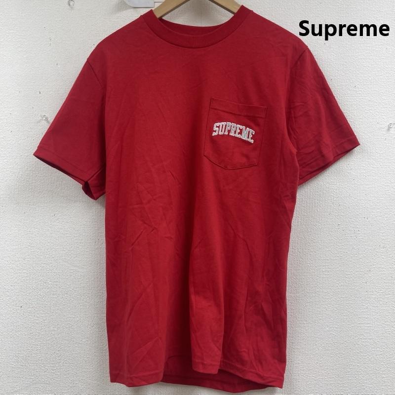 シュプリーム Supreme Tシャツ 半袖 19ss 47 コラボ NFL Raiders 47 Pocket Tee S 赤 / レッド / red メンズ USED 古着 中古 50158776