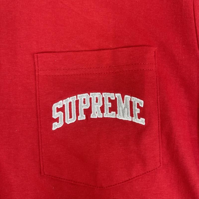 シュプリーム Supreme Tシャツ 半袖 19ss 47 コラボ NFL Raiders 47 Pocket Tee S 赤 / レッド / red メンズ USED 古着 中古 50158776