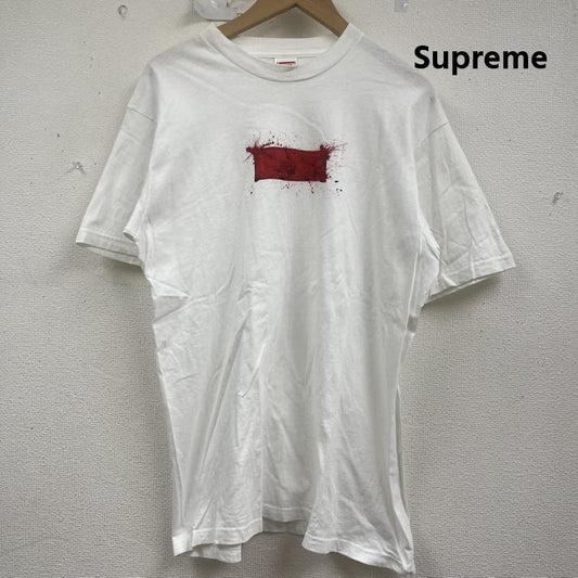 シュプリーム Supreme Tシャツ 半袖 22ss Ralph Steadman Box Logo Tee コラボ M 白 / ホワイト / white メンズ USED 古着 中古 50158787