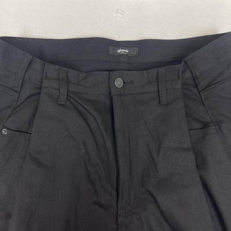 グラム glamb パンツ デニム、ジーンズ Silver Coat Wide Denim リジット パンツ gb0424/p12 M 黒 / ブラック / black メンズ USED 古着 中古 50158799