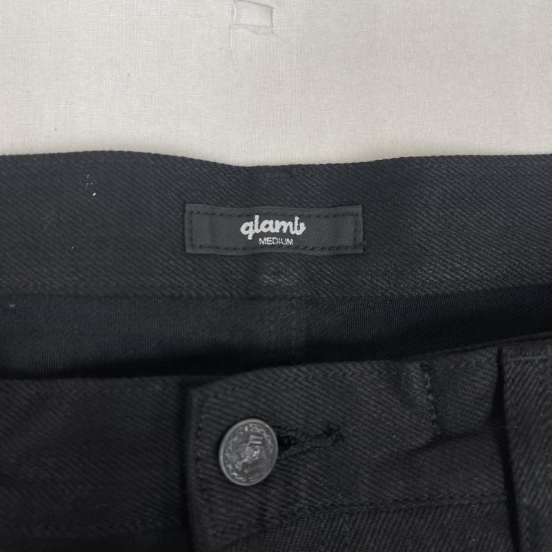 グラム glamb パンツ デニム、ジーンズ Silver Coat Wide Denim リジット パンツ gb0424/p12 M 黒 / ブラック / black メンズ USED 古着 中古 50158799